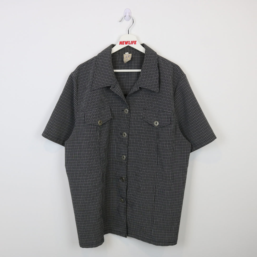 Vintage 90's AE Sport Short Sleeve Button Up - XL/XXL-NEWLIFE Clothing