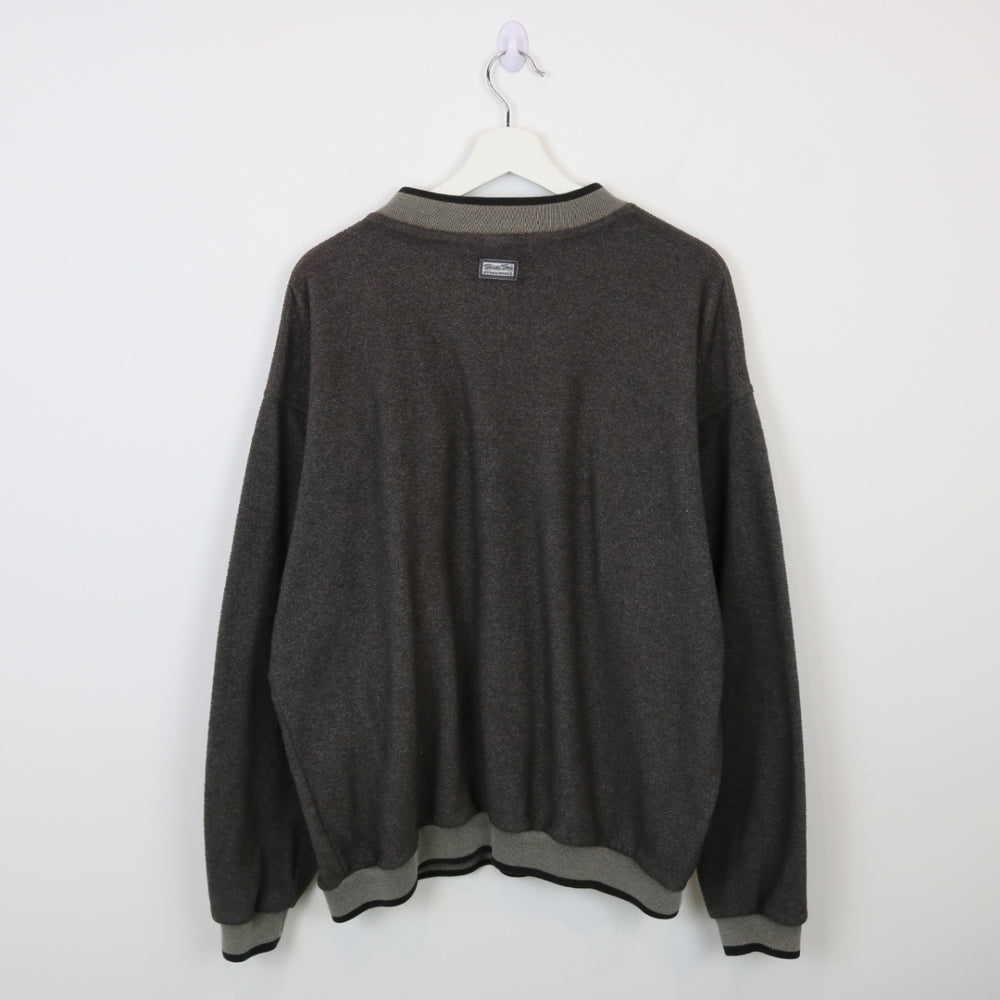 Vintage 90's Pilsner Fleece Quarter Zip Sweater - XL-NEWLIFE Clothing