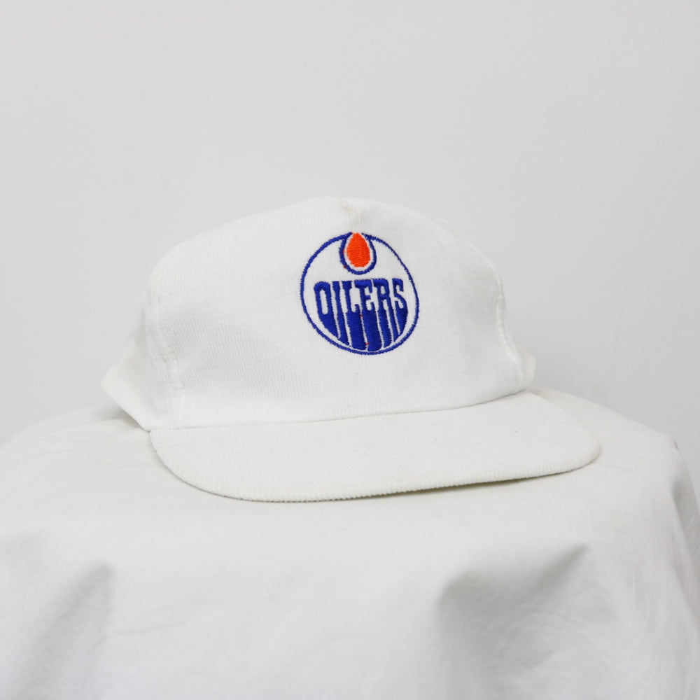 Vintage 1990 Edmonton Oilers Stanley Cup Corduroy hat - OS-NEWLIFE Clothing