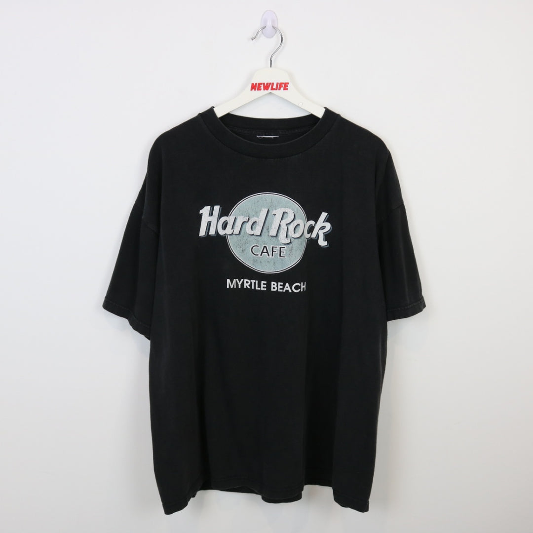 Vintage 90's Hard Rock Cafe Myrtle Beach Tee - XXL-NEWLIFE Clothing