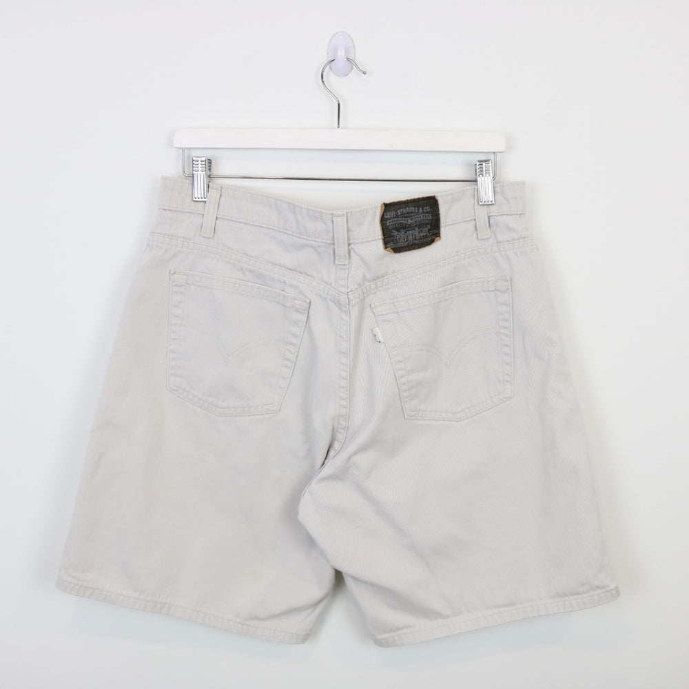 Vintage 90's Levi's White Tab Shorts - 34"-NEWLIFE Clothing