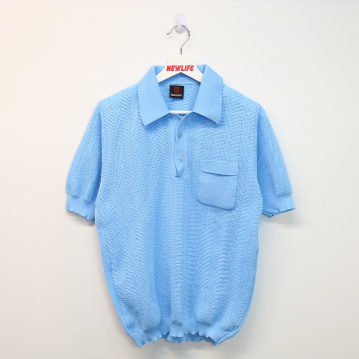 Vintage 80's Knit Polo Shirt - S-NEWLIFE Clothing