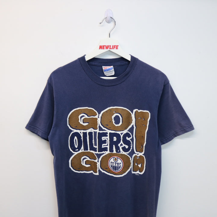 Vintage Go Oilers Go Tee - M-NEWLIFE Clothing