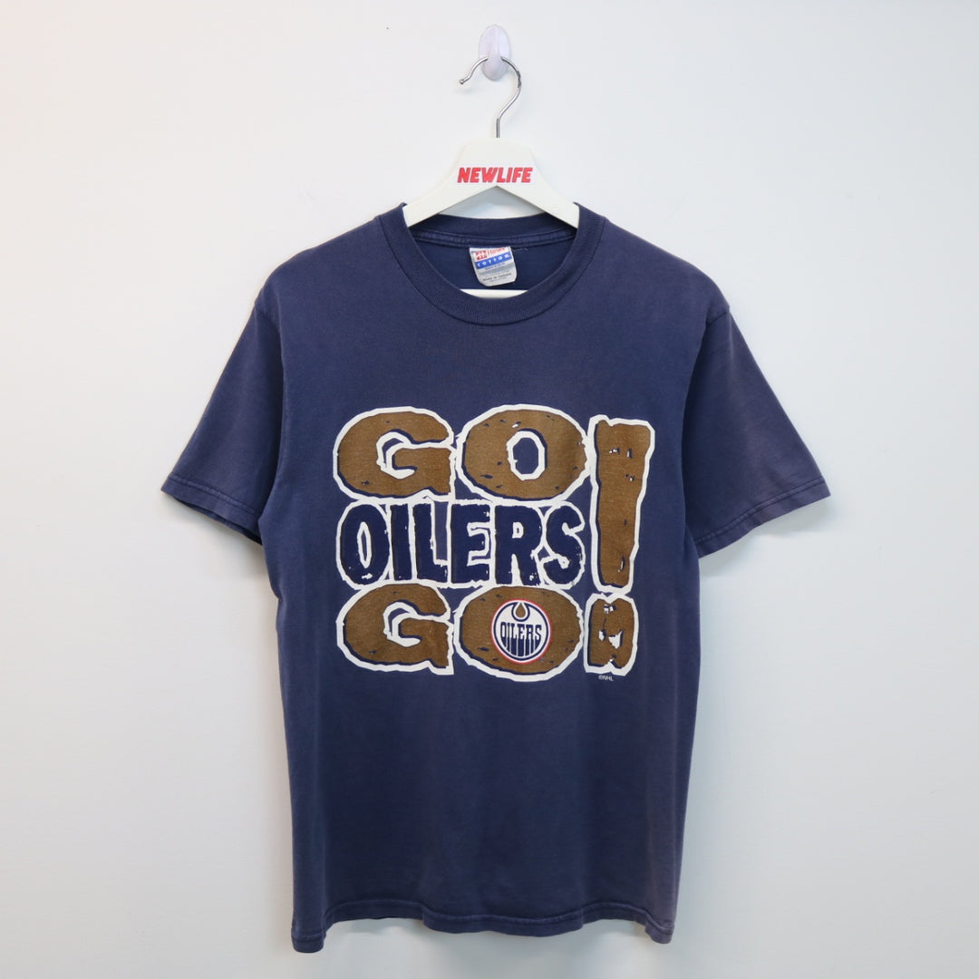 Vintage Go Oilers Go Tee - M-NEWLIFE Clothing
