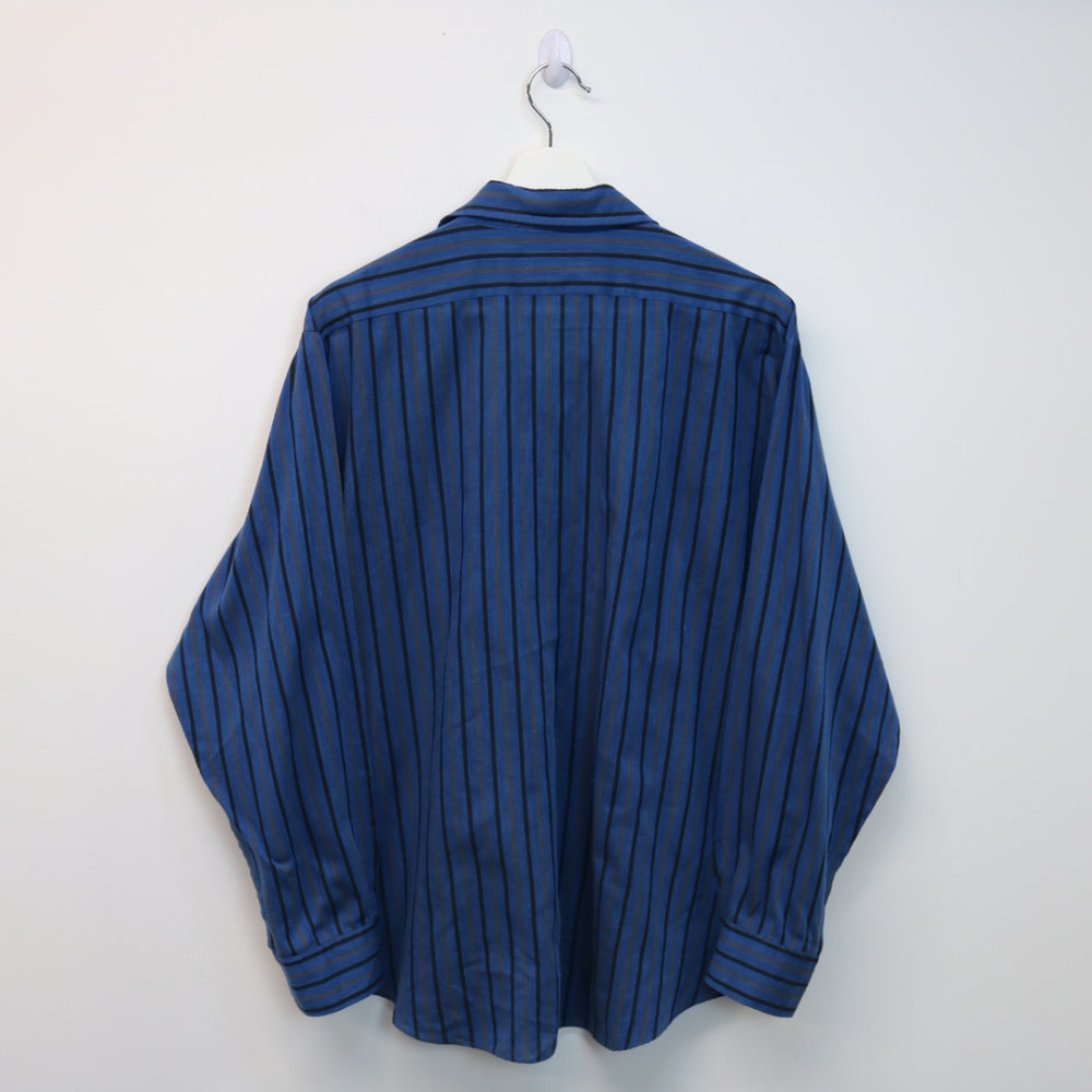 Vintage Striped Long Sleeve Button Up - XL-NEWLIFE Clothing