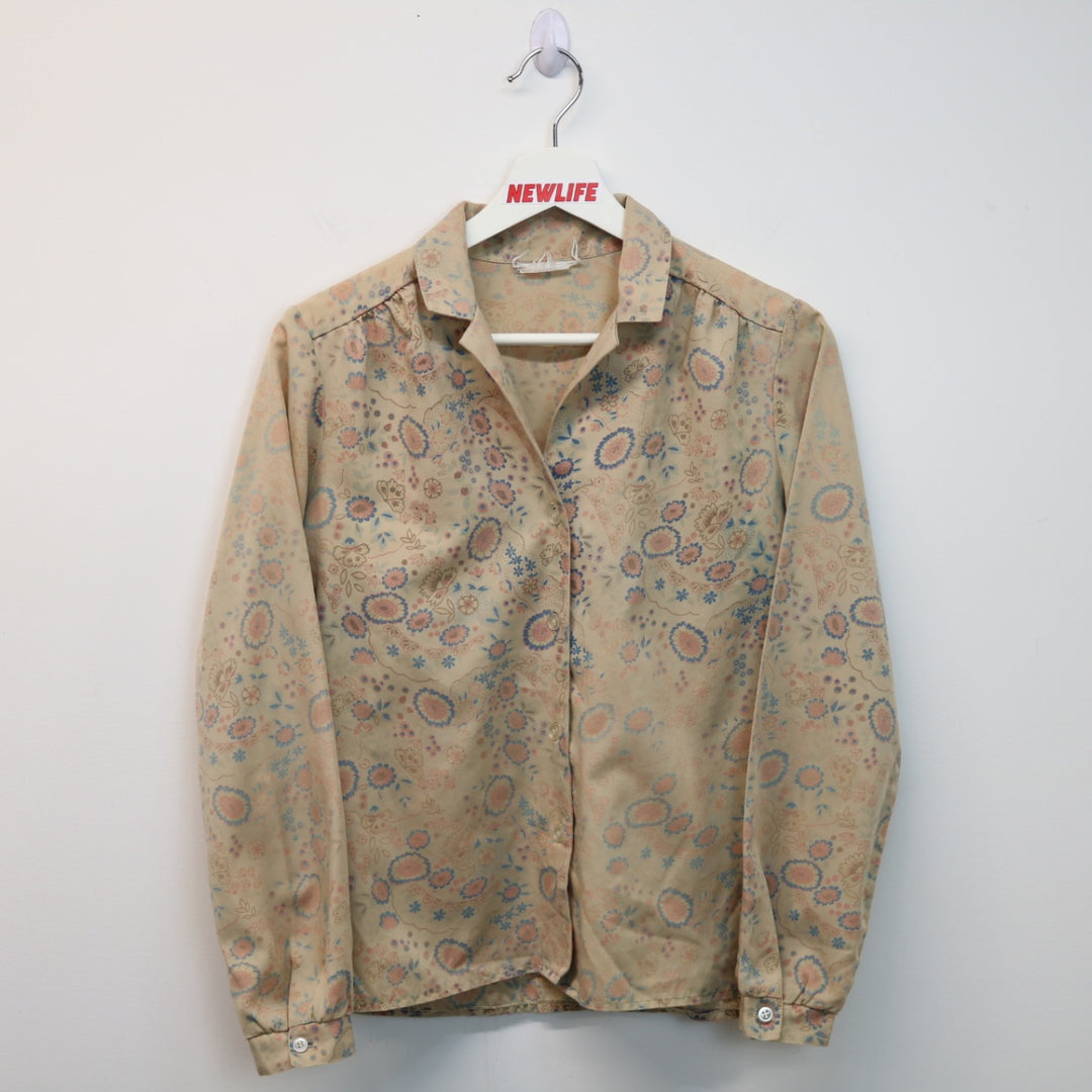 Vintage Flower Nature Button Up - XS-NEWLIFE Clothing