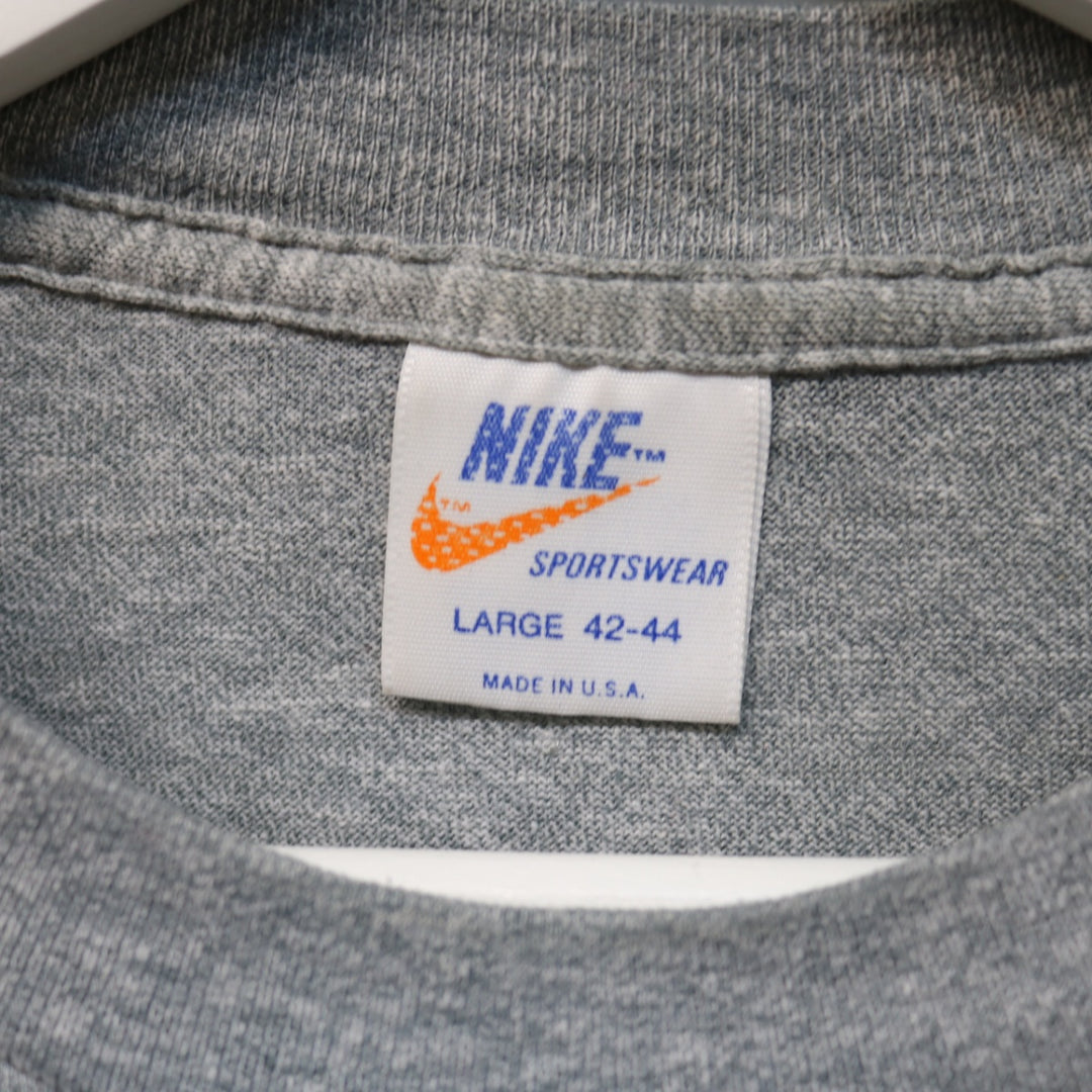 Vintage 70/80's Nike Long Sleeve Tee - M-NEWLIFE Clothing