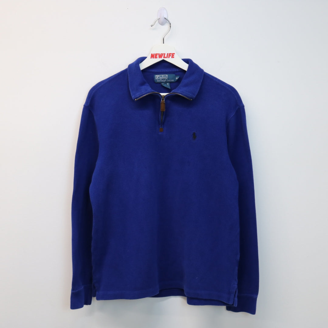 Vintage Polo Ralph Lauren Quarter Zip Sweater - S-NEWLIFE Clothing
