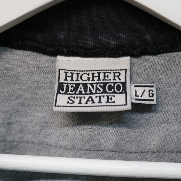 Vintage Higher State Athletic Quarter Zip Sweater - L-NEWLIFE Clothing