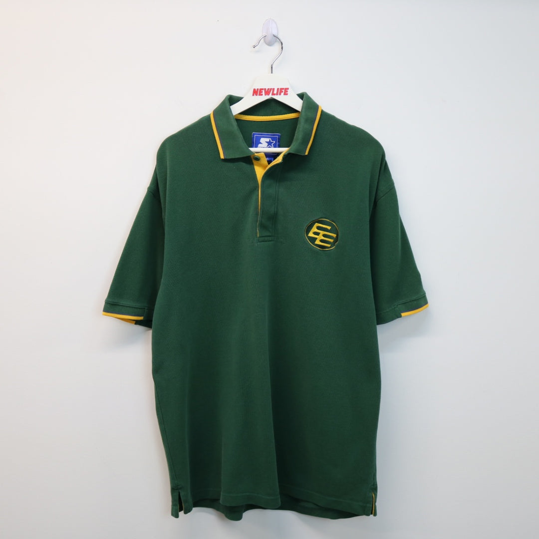 Vintage 90's Edmonton Elks Polo Shirt - L-NEWLIFE Clothing