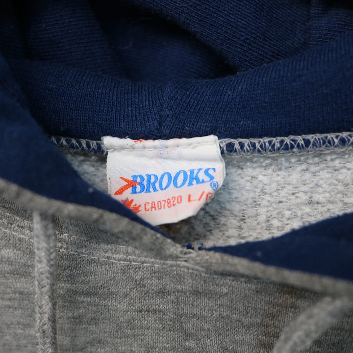 Vintage 90's Brooks Athletics Fitness Hoodie - L-NEWLIFE Clothing