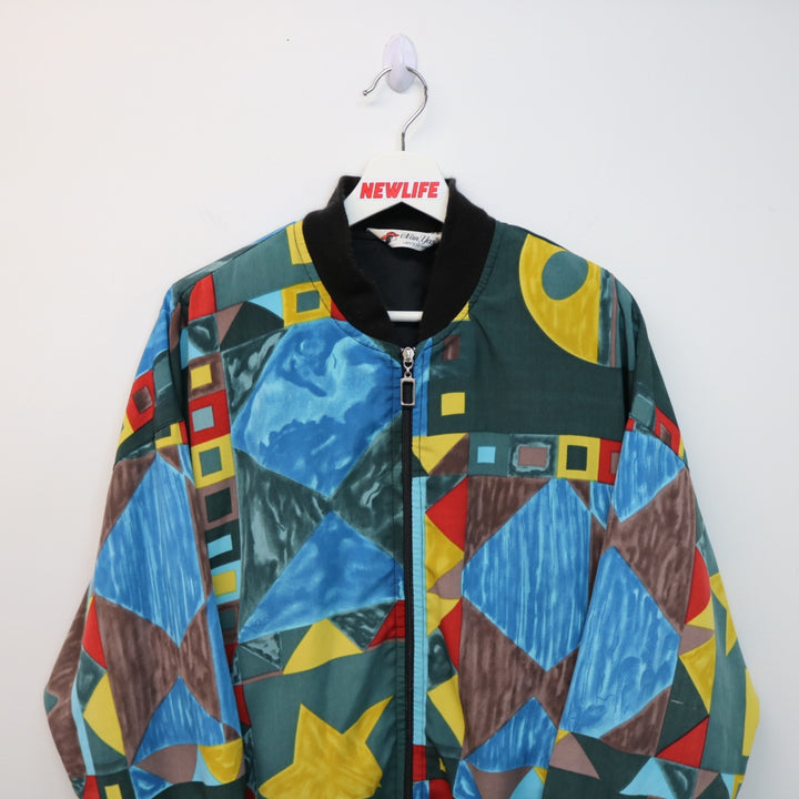 Vintage Abstract Patterned Jacket - XL-NEWLIFE Clothing