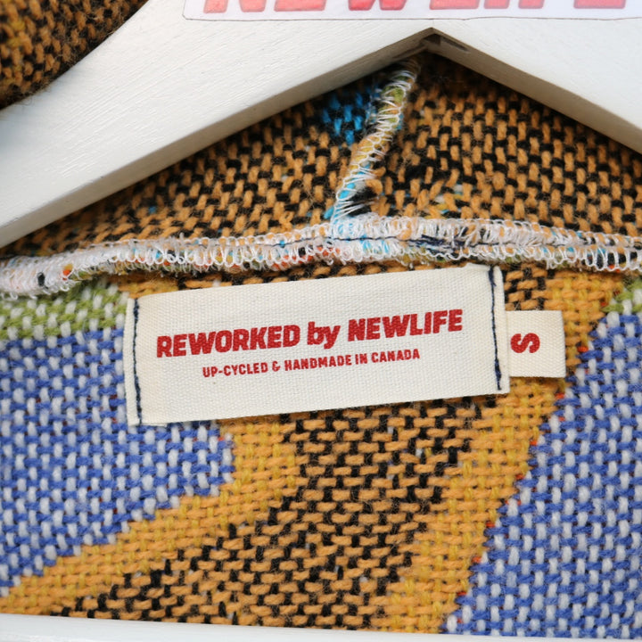 Reworked Vintage Kokopelli Tapestry Hoodie - S-NEWLIFE Clothing