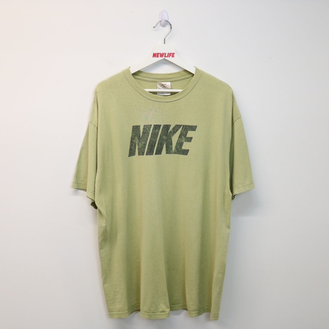 Vintage 90's Nike Spellout Tee - L-NEWLIFE Clothing