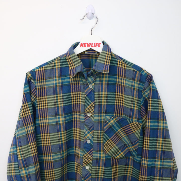 Vintage 90's Plaid Flannel Button Up - S-NEWLIFE Clothing