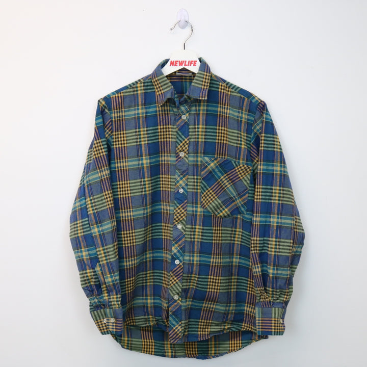 Vintage 90's Plaid Flannel Button Up - S-NEWLIFE Clothing