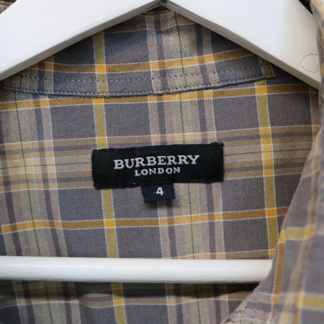 Burberry London Plaid Long Sleeve Button Up - S-NEWLIFE Clothing