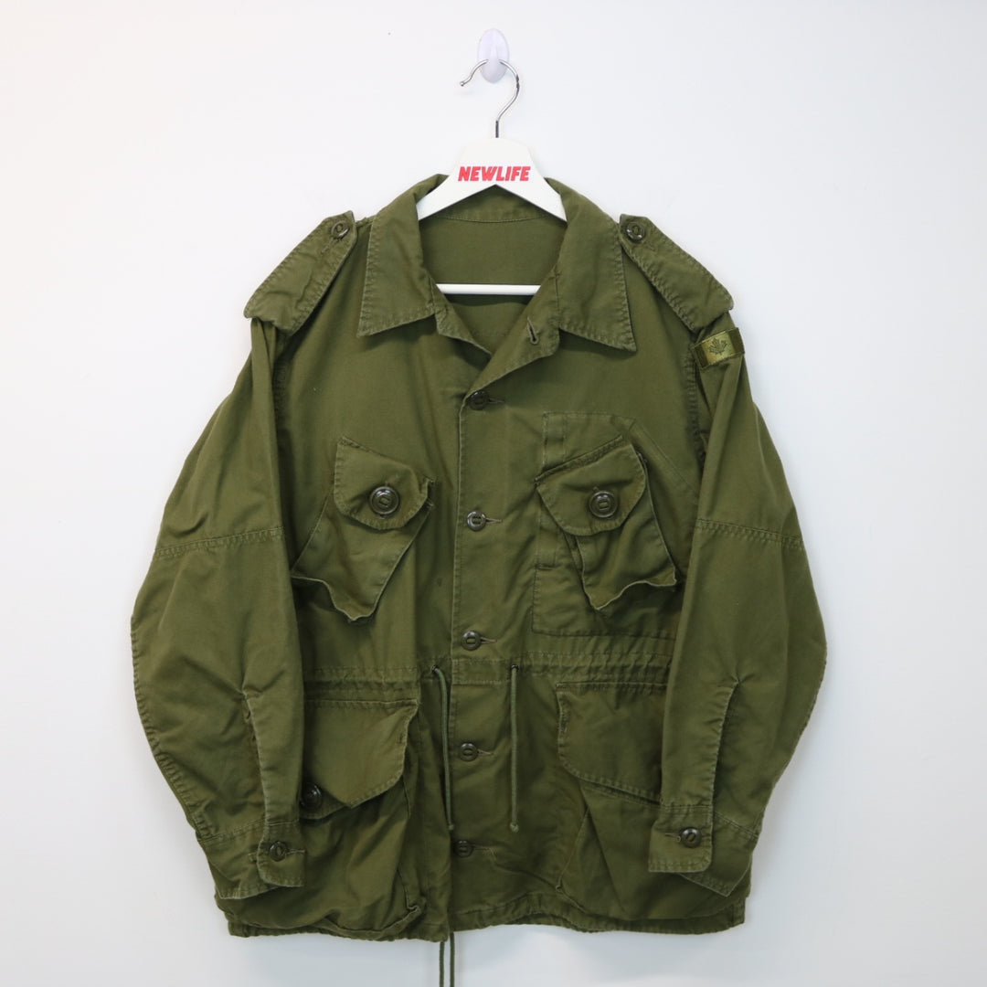 Vintage Canada Military Fatigue Field Jacket - L-NEWLIFE Clothing