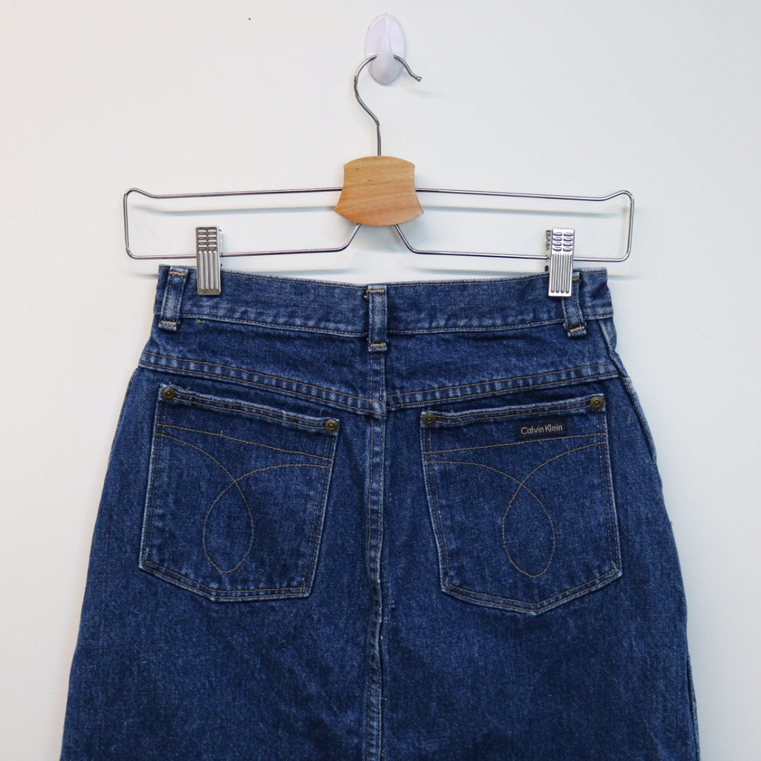Vintage 90's Calvin Klein Denim Skirt - 26"-NEWLIFE Clothing