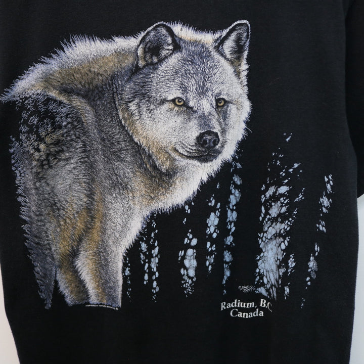 Vintage 1990 Radium Wolf Nature Tee - S-NEWLIFE Clothing