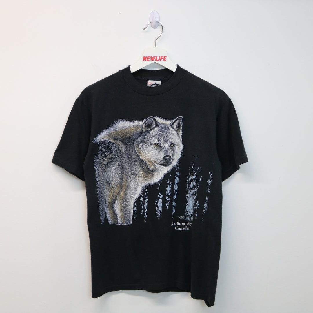 Vintage 1990 Radium Wolf Nature Tee - S-NEWLIFE Clothing