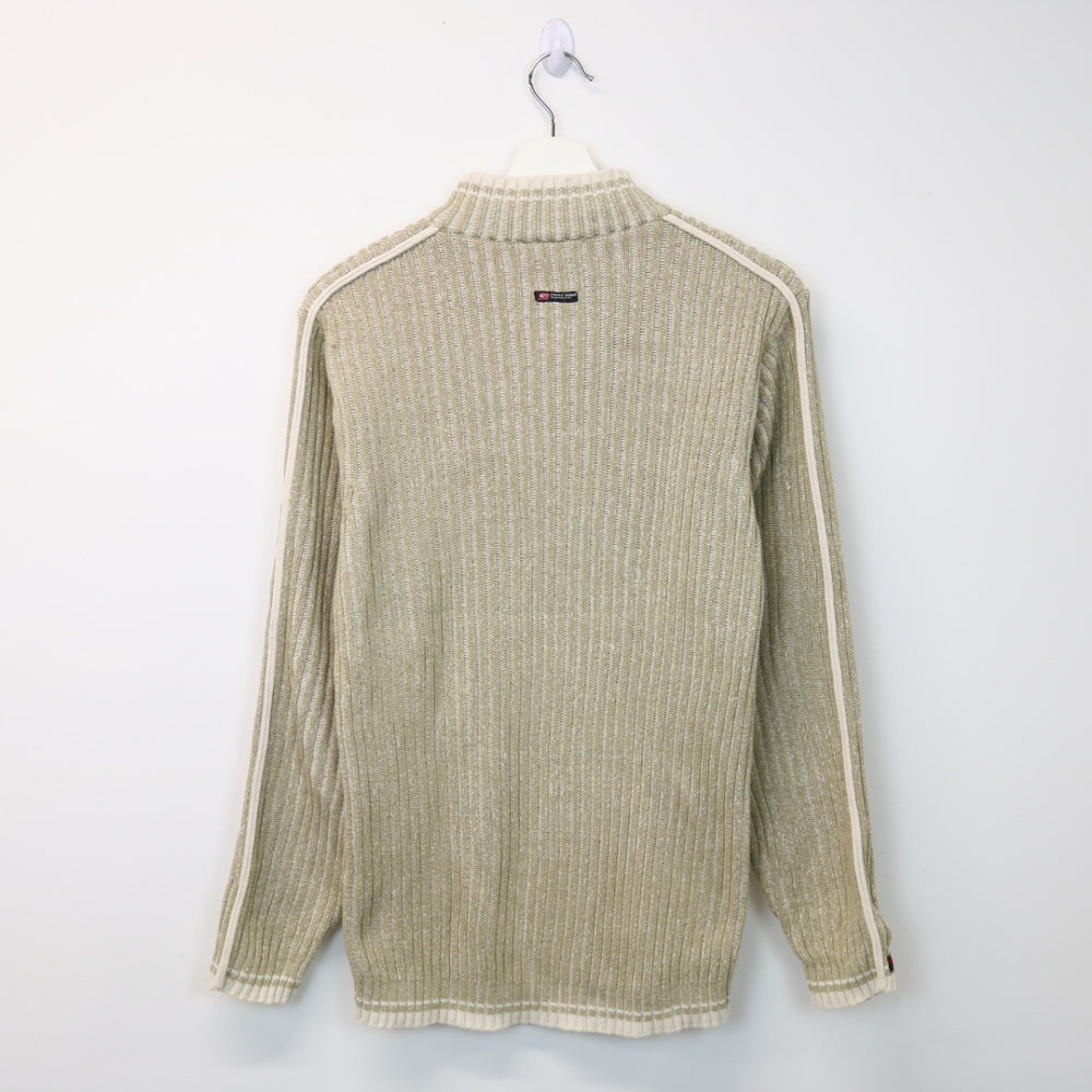 Vintage Point Zero Quarter Zip Knit Sweater - S-NEWLIFE Clothing