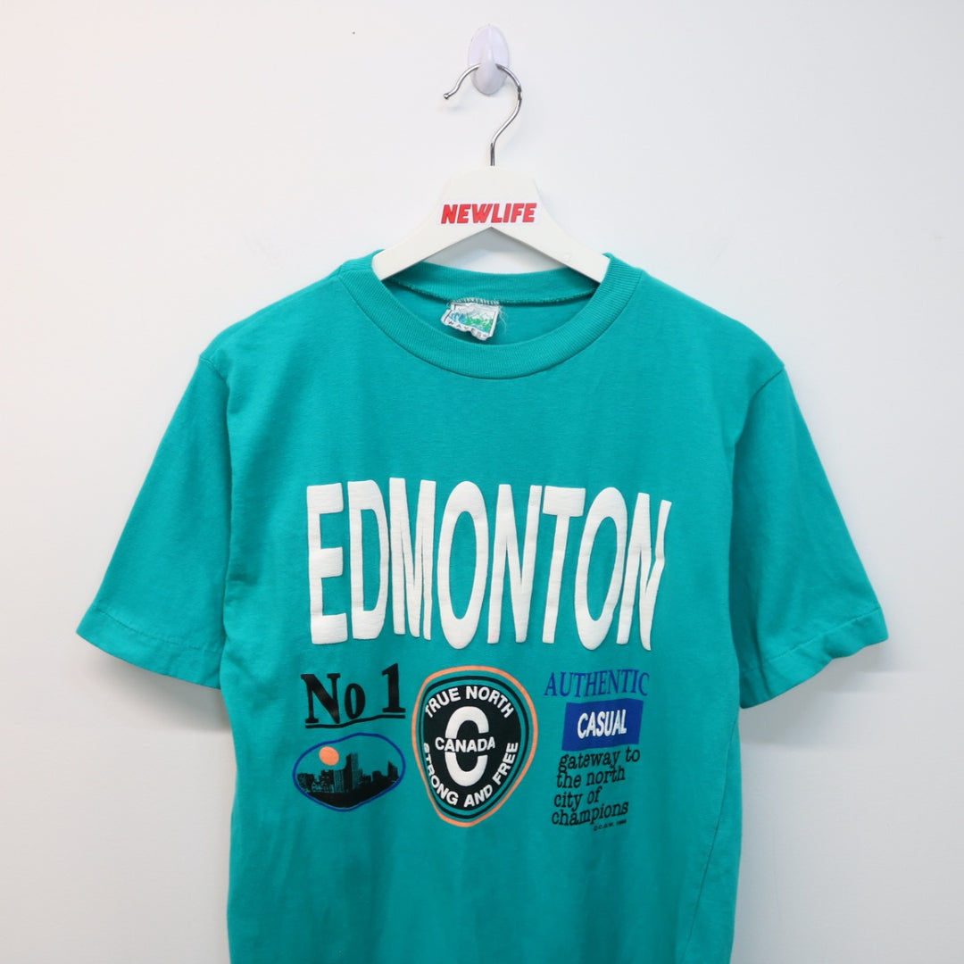 Vintage 1989 Edmonton City of Champions Tee - S-NEWLIFE Clothing