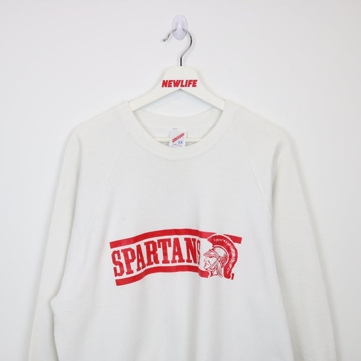 Vintage 90's Spartans Crewneck - L-NEWLIFE Clothing