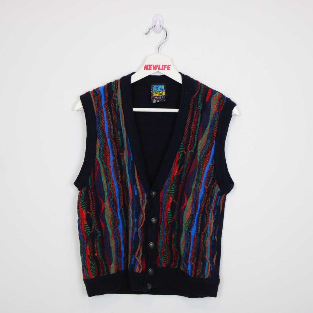 Vintage 90's Coogi Style Textured Knit Sweater Vest - XS-NEWLIFE Clothing