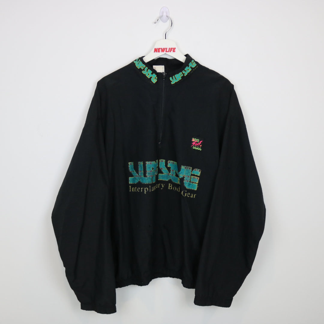 Vintage 90's Surf Style Quarter Zip Jacket - XXL-NEWLIFE Clothing
