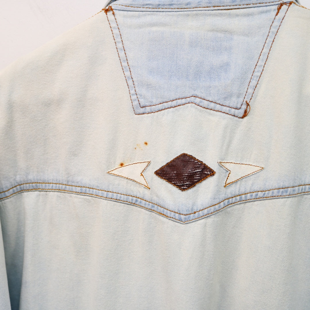 Vintage Gecko Shooter Denim Button Up - XL-NEWLIFE Clothing
