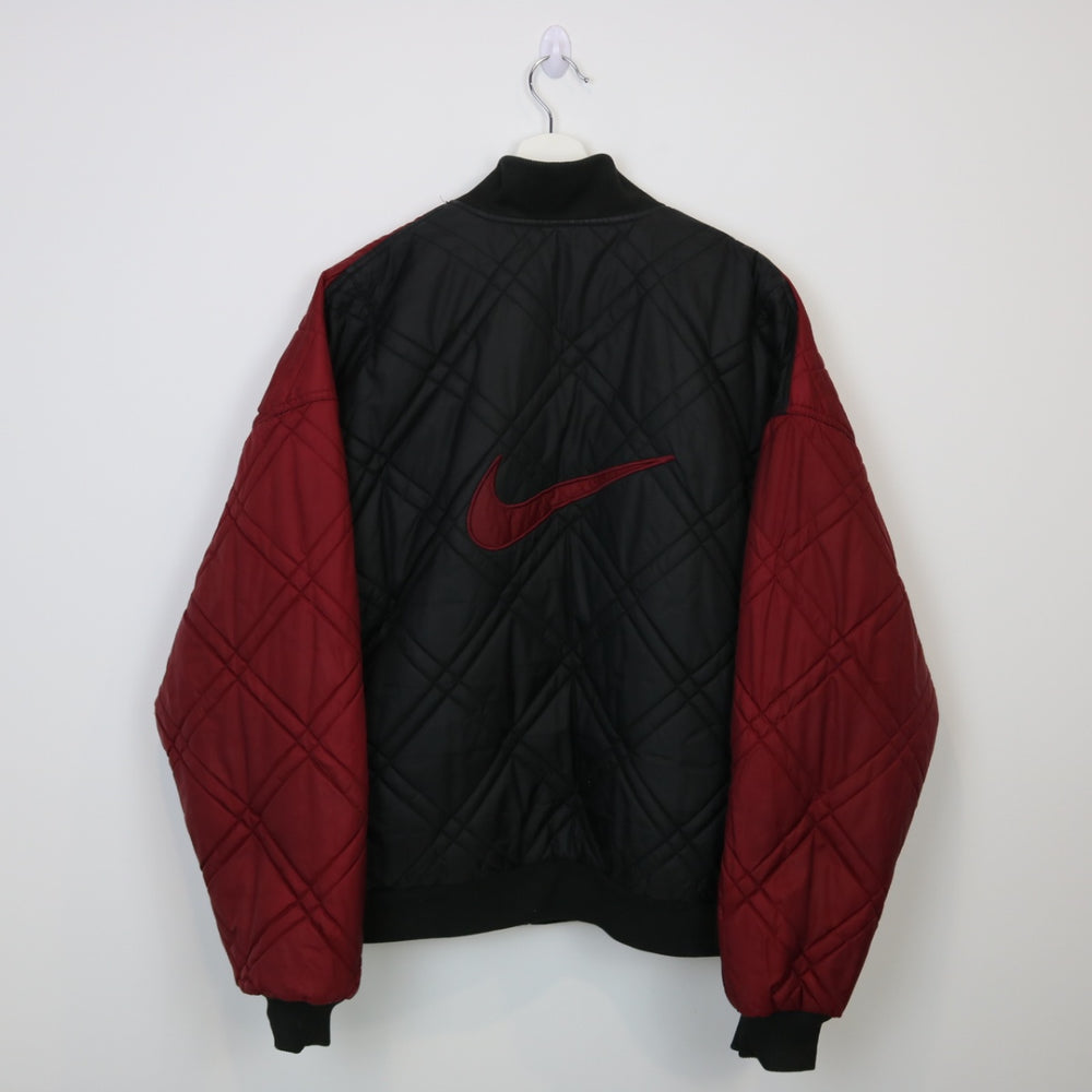 Vintage 90's Nike Reversible Quilted Puffer Jacket - XL-NEWLIFE Clothing
