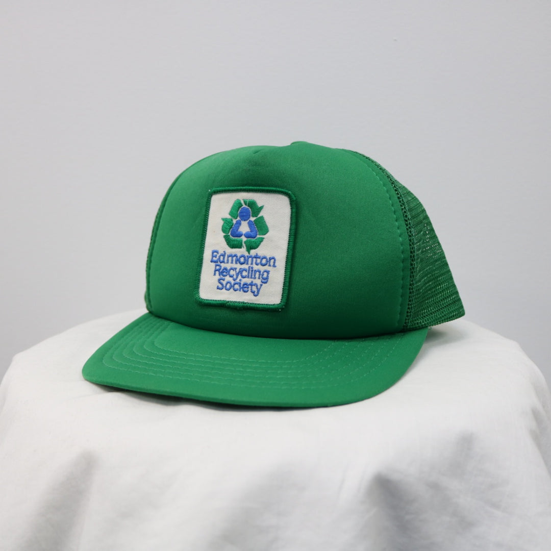 Vintage 90's Recycling Society Trucker Hat - OS-NEWLIFE Clothing