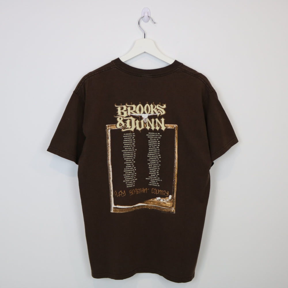 Vintage 00's Brooks & Dunn Hillbilly Deluxe Tour Tee - L-NEWLIFE Clothing
