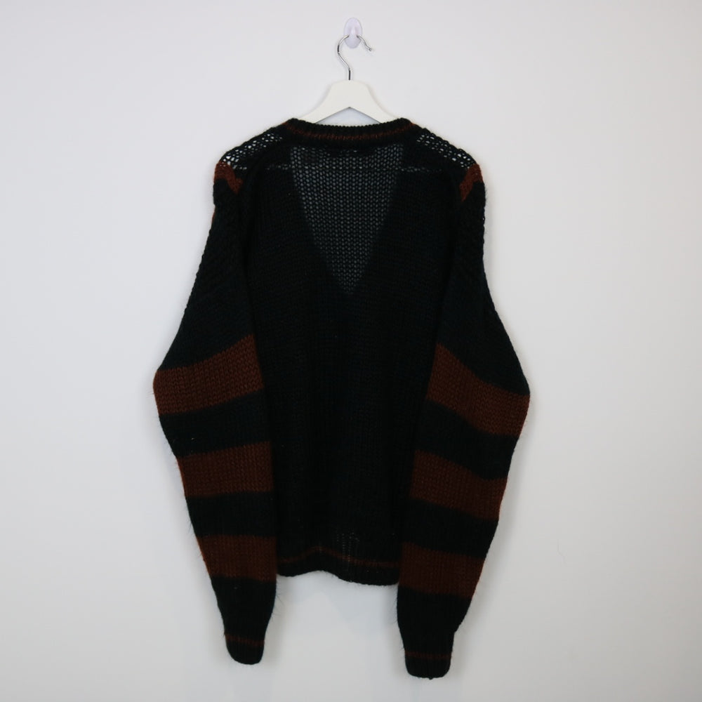 Vintage 80's Forum Patterned Knit Cardigan - L-NEWLIFE Clothing