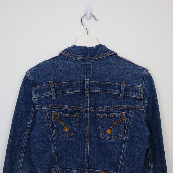 Vintage Y2K Cropped Denim Jean Jacket - XS-NEWLIFE Clothing