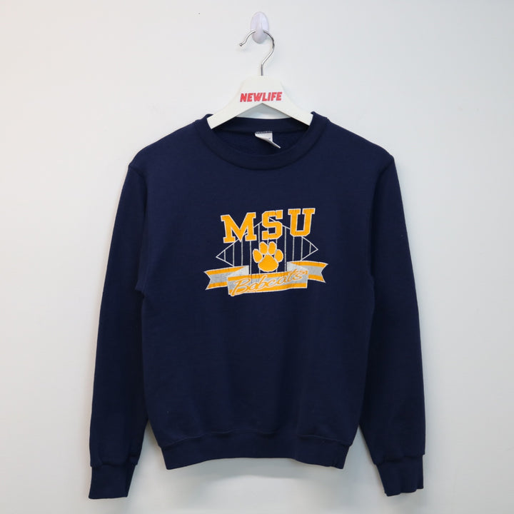 Vintage 90's MSU Bobcats Crewneck - XS-NEWLIFE Clothing