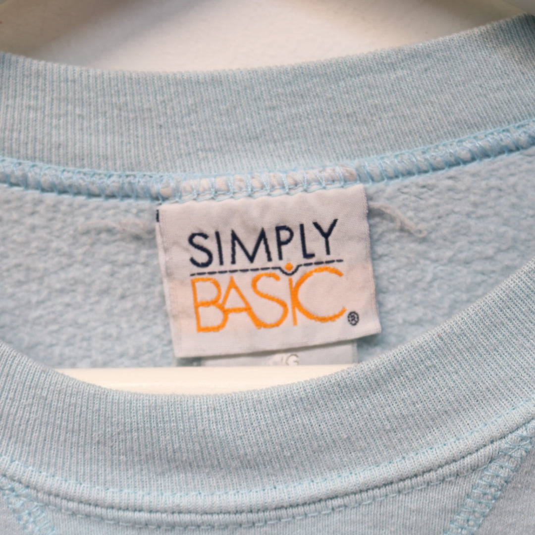Vintage Simply Basic Blank Crewneck - M-NEWLIFE Clothing