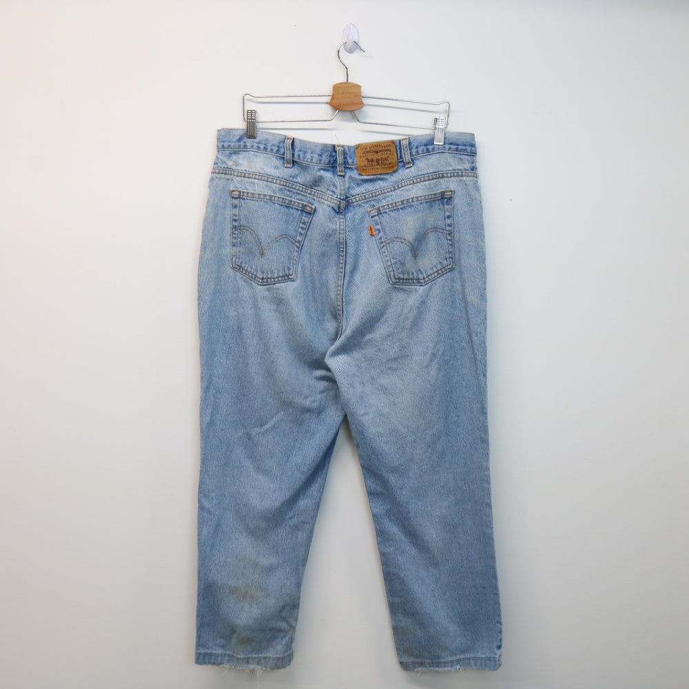 Vintage 80's Levi's Orange Tab Denim Jeans - 38"-NEWLIFE Clothing