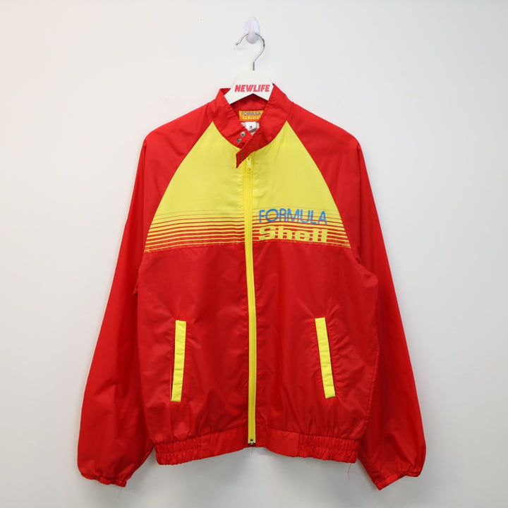 Vintage 80's Formula Shell Racing Windbreaker Jacket - M-NEWLIFE Clothing