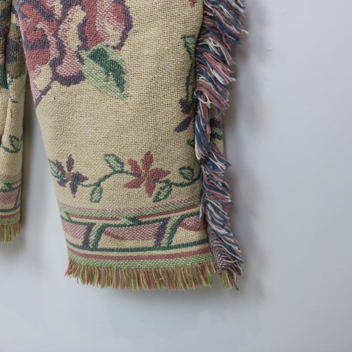 Reworked Vintage Flower Tapestry Pants - M-NEWLIFE Clothing