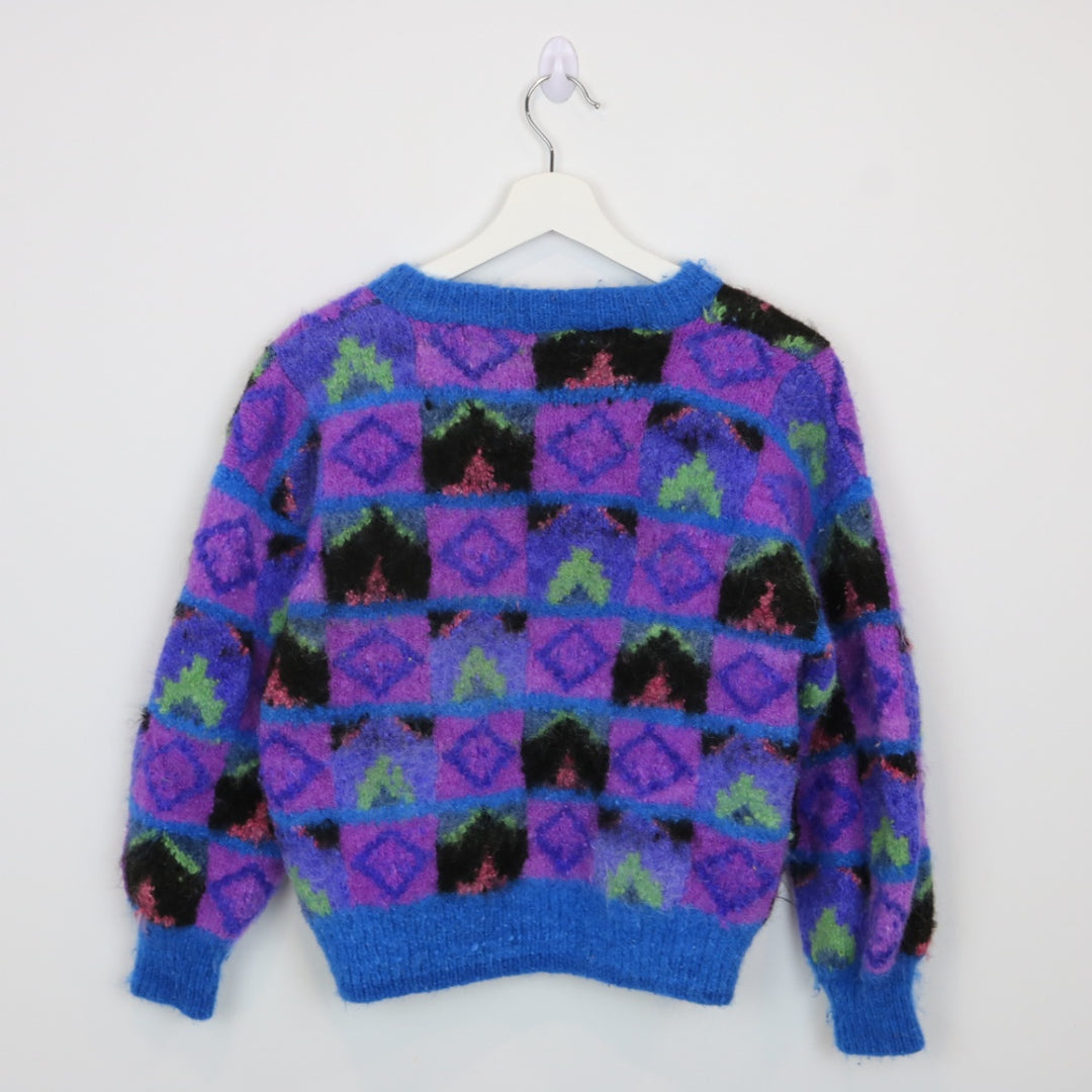 Vintage Inti Rupay Patterned Alpaca Knit Sweater - XS-NEWLIFE Clothing