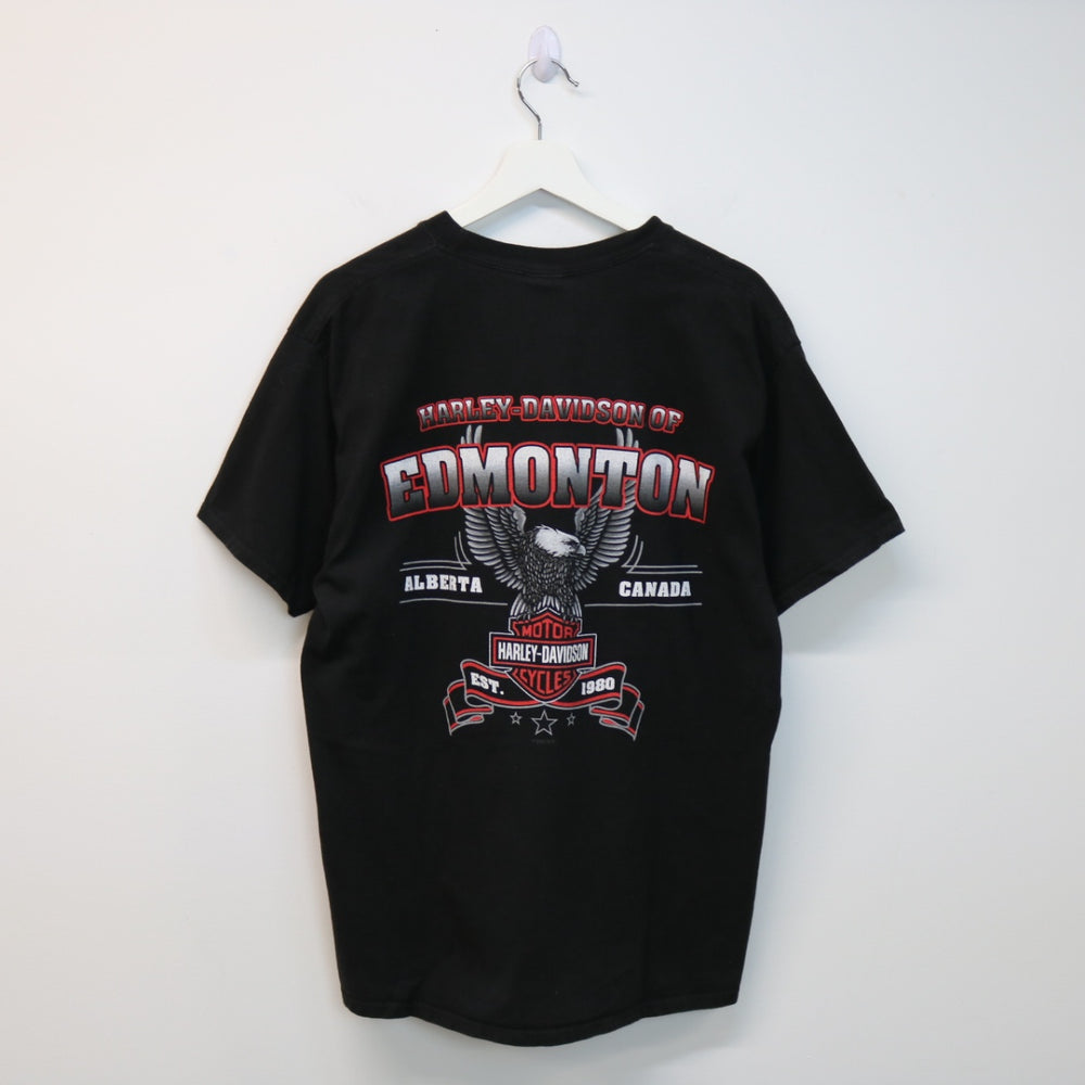 Harley Davidson Edmonton Tee - L-NEWLIFE Clothing