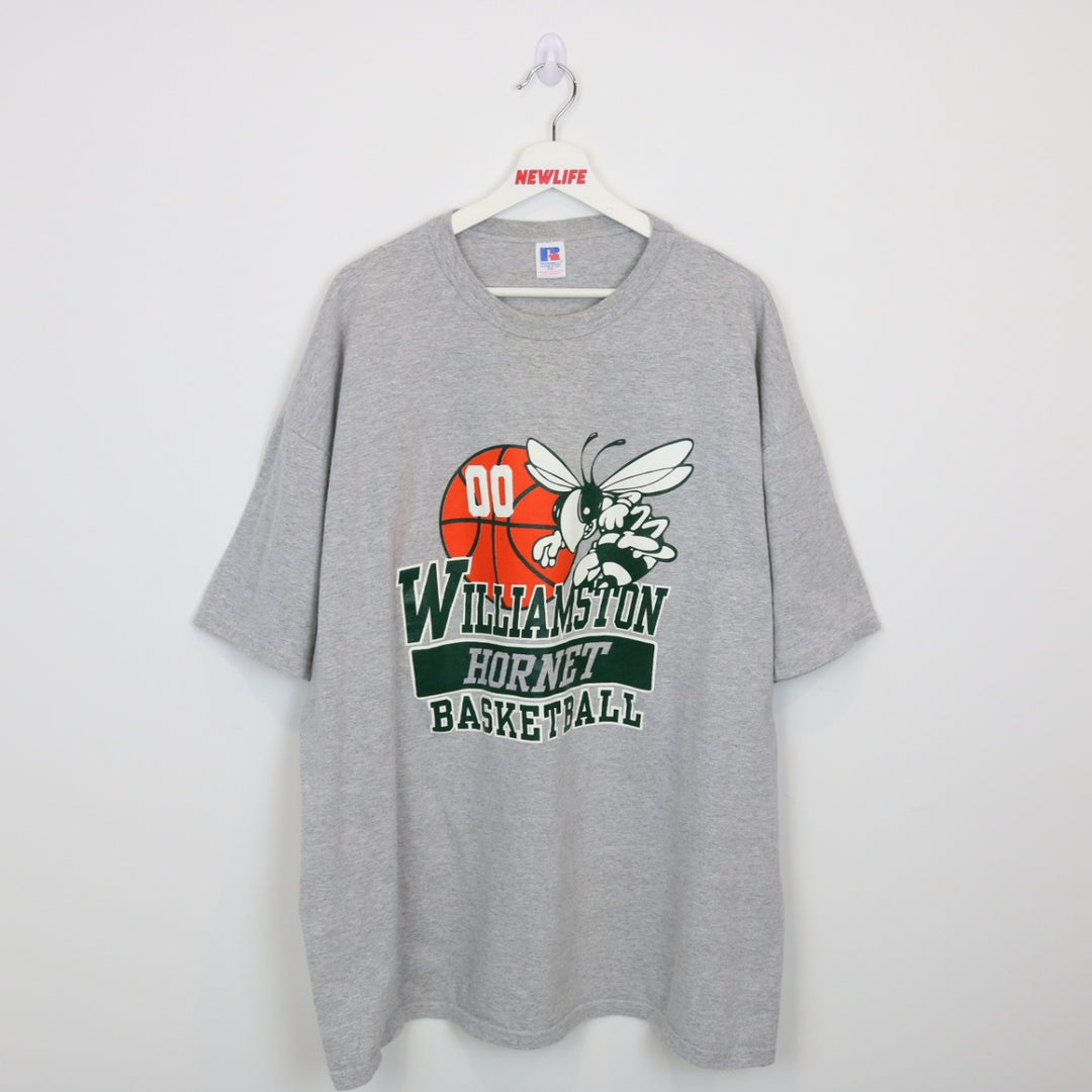 Vintage 90's Williamston Hornet Basketball Tee - XXL-NEWLIFE Clothing