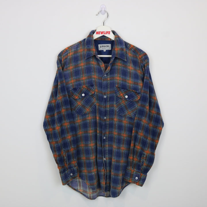 Vintage 90's Plaid Flannel Button Up - M-NEWLIFE Clothing