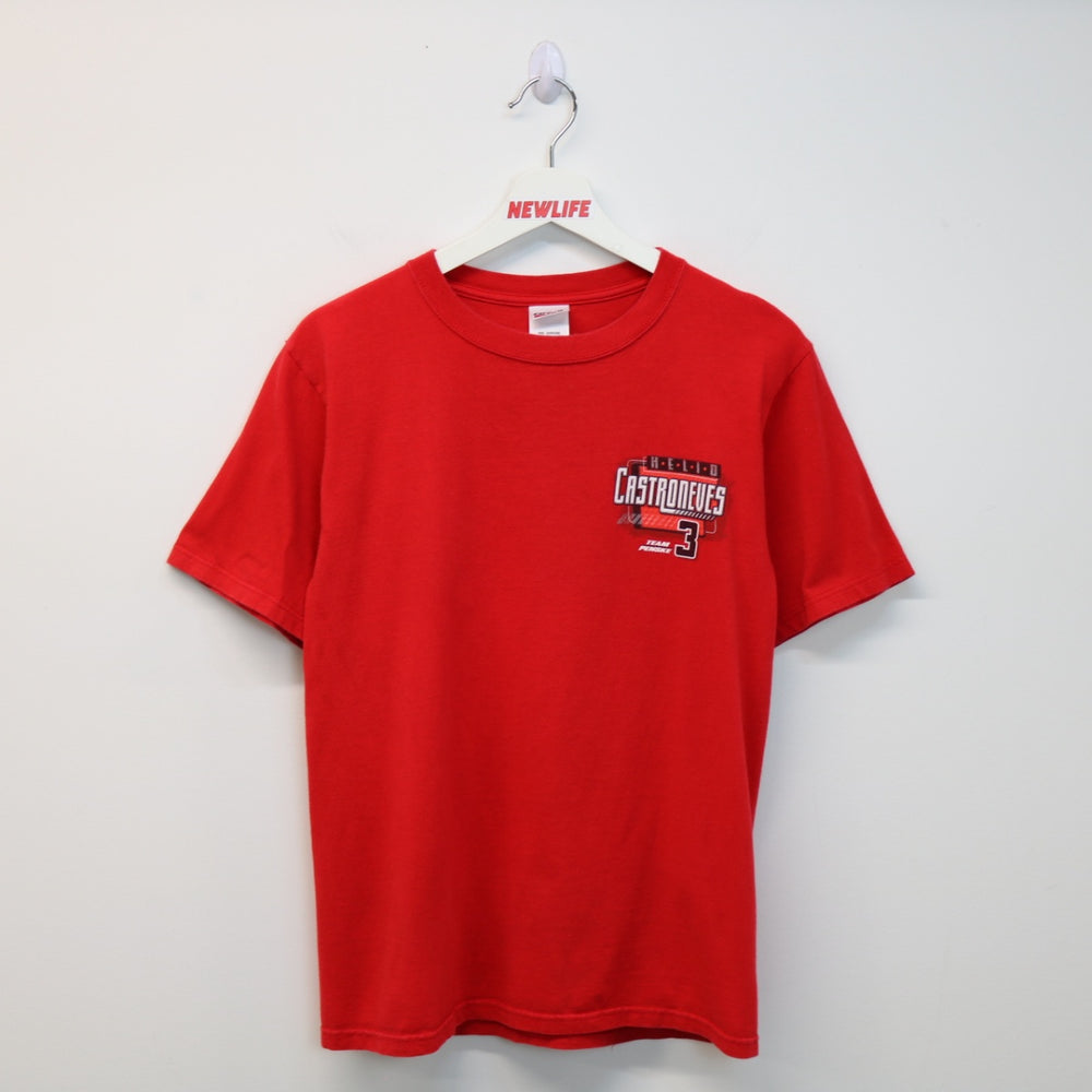 Vintage 00's Helio Castroneves Racing Tee - S-NEWLIFE Clothing