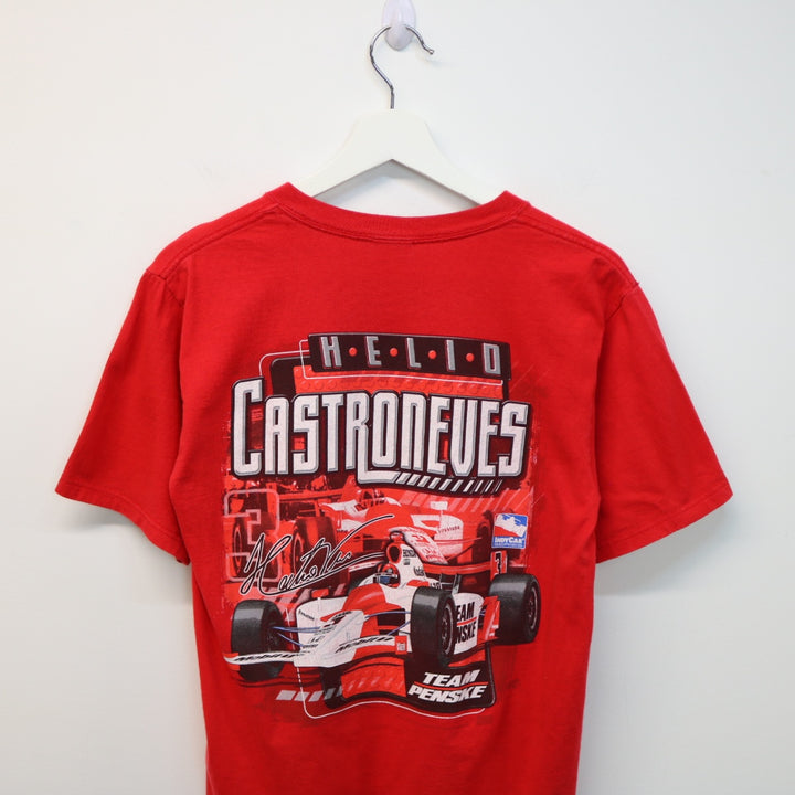Vintage 00's Helio Castroneves Racing Tee - S-NEWLIFE Clothing