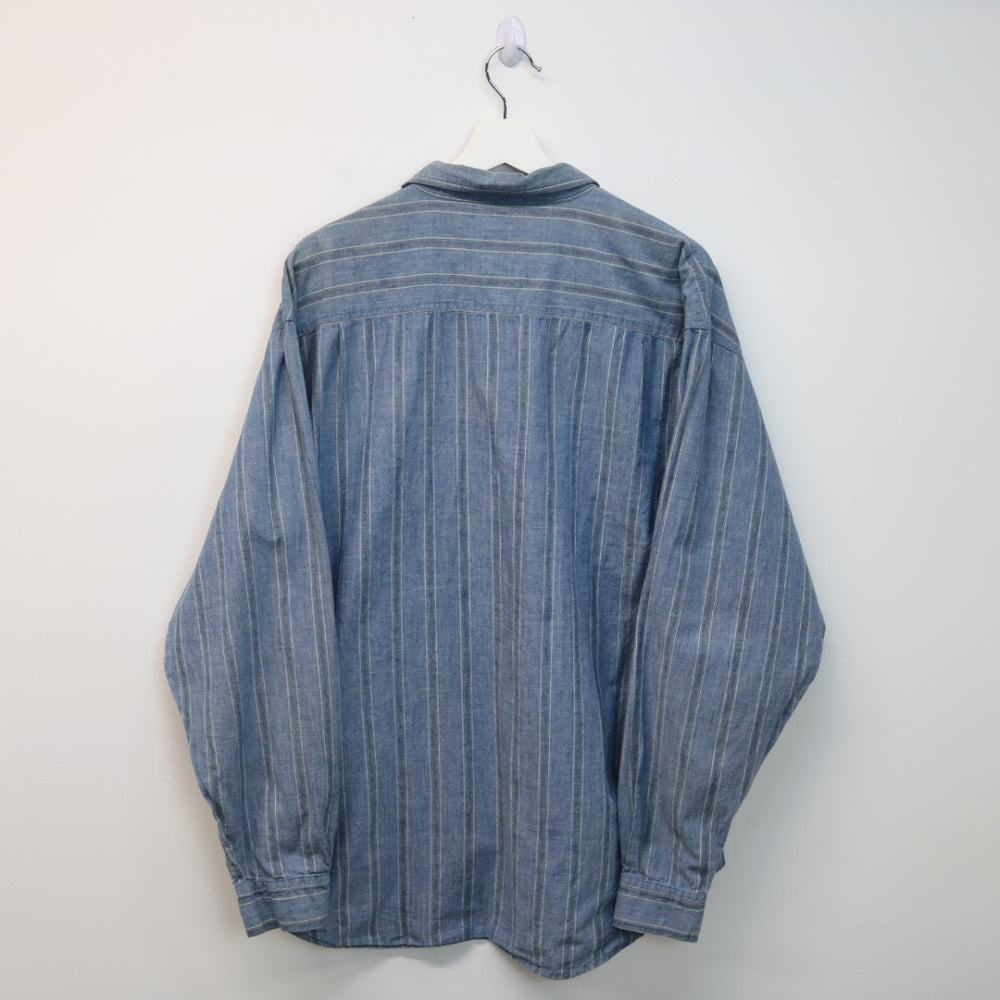 Vintage 90's Roberto Striped Button Up - M-NEWLIFE Clothing