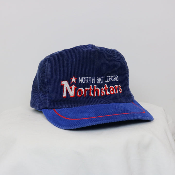 Vintage 80's North Battleford North Stars Corduroy Hat - OS-NEWLIFE Clothing
