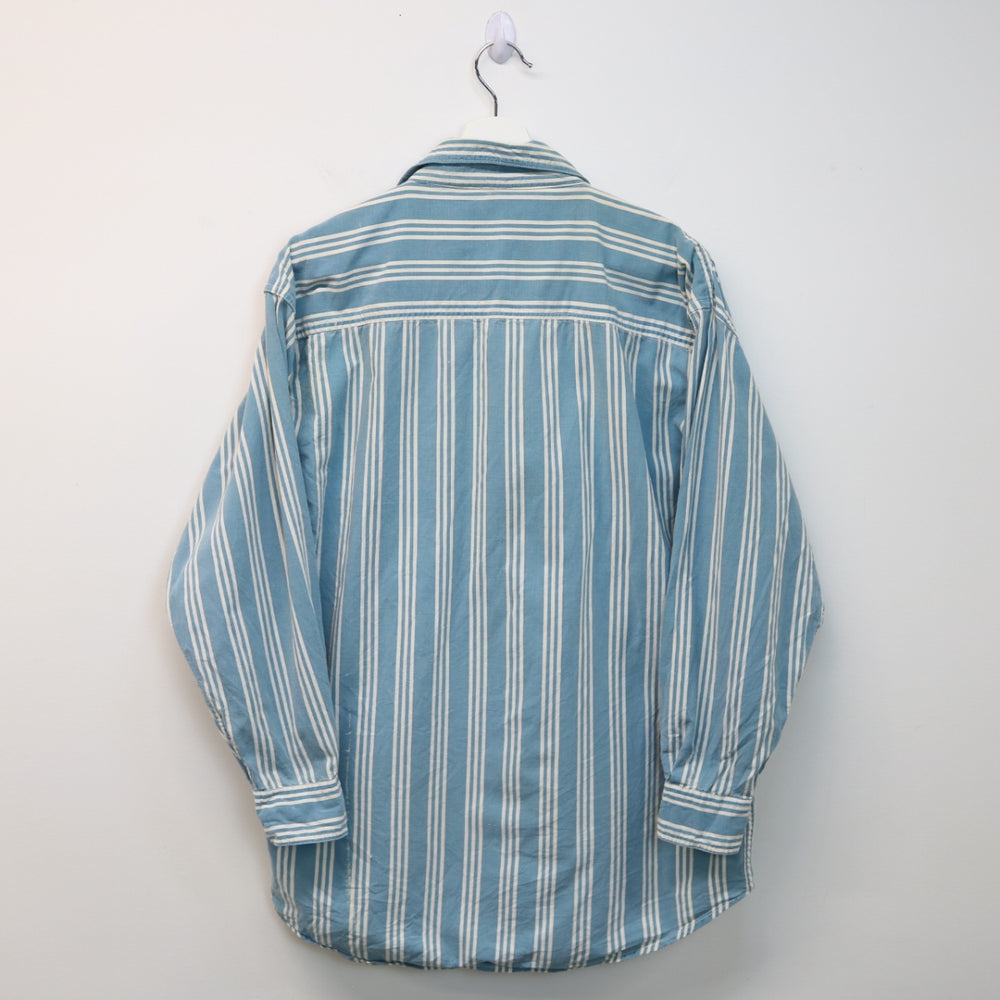Vintage 80's Striped Button Up - M-NEWLIFE Clothing